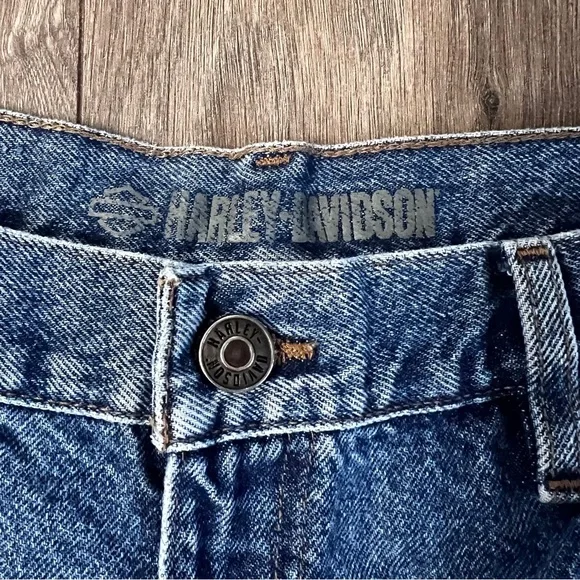 Harley-Davidson Men’s Relaxed Blue Jeans Classic Fit Size 40 x 30 - Picture 4 of 10